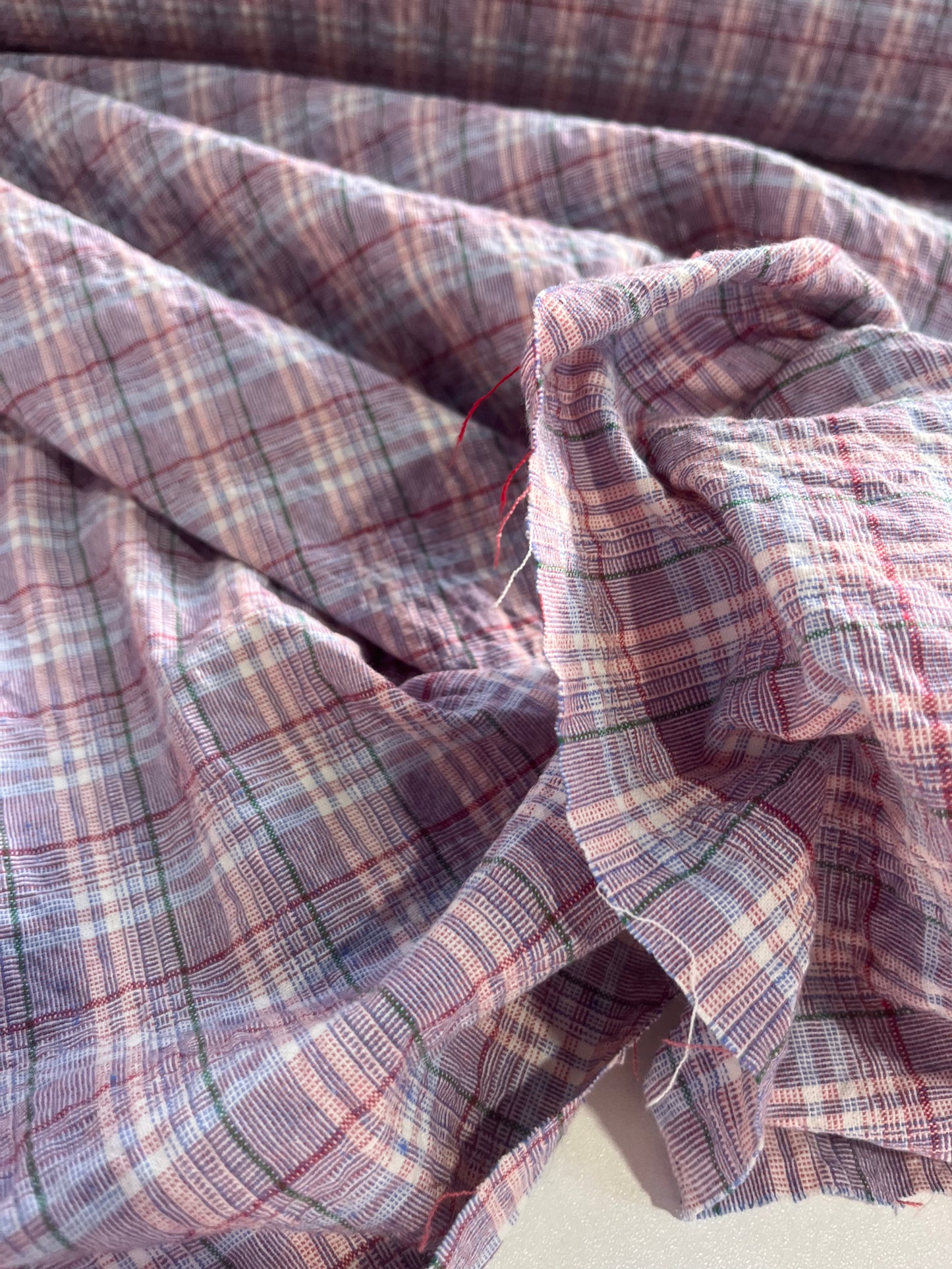 JULIA 019 washed colourwoven cotton check