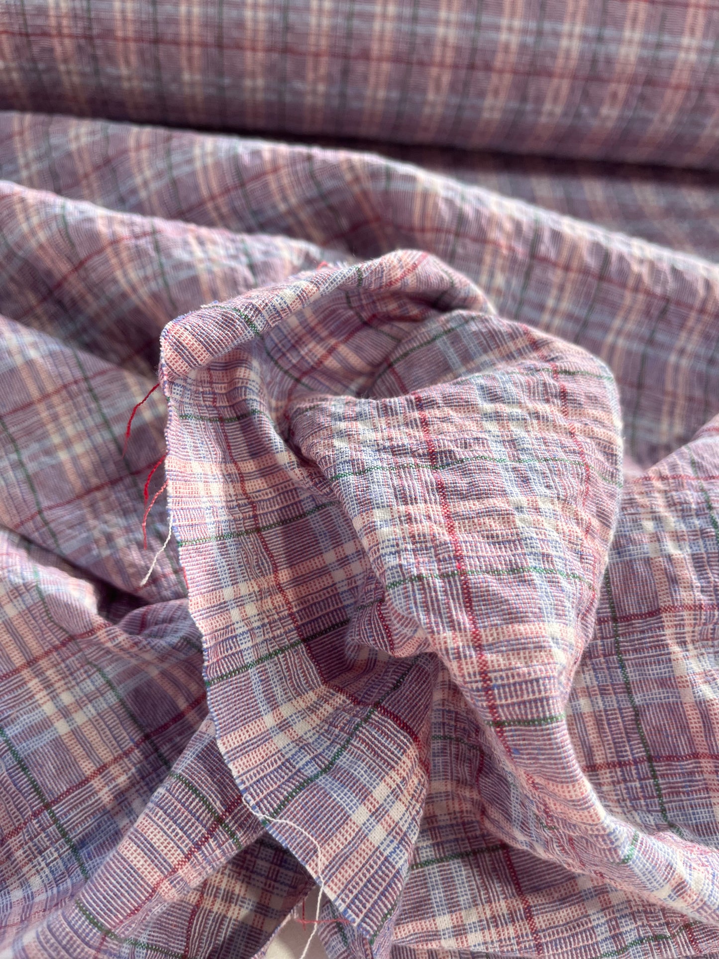 JULIA 019 washed colourwoven cotton check