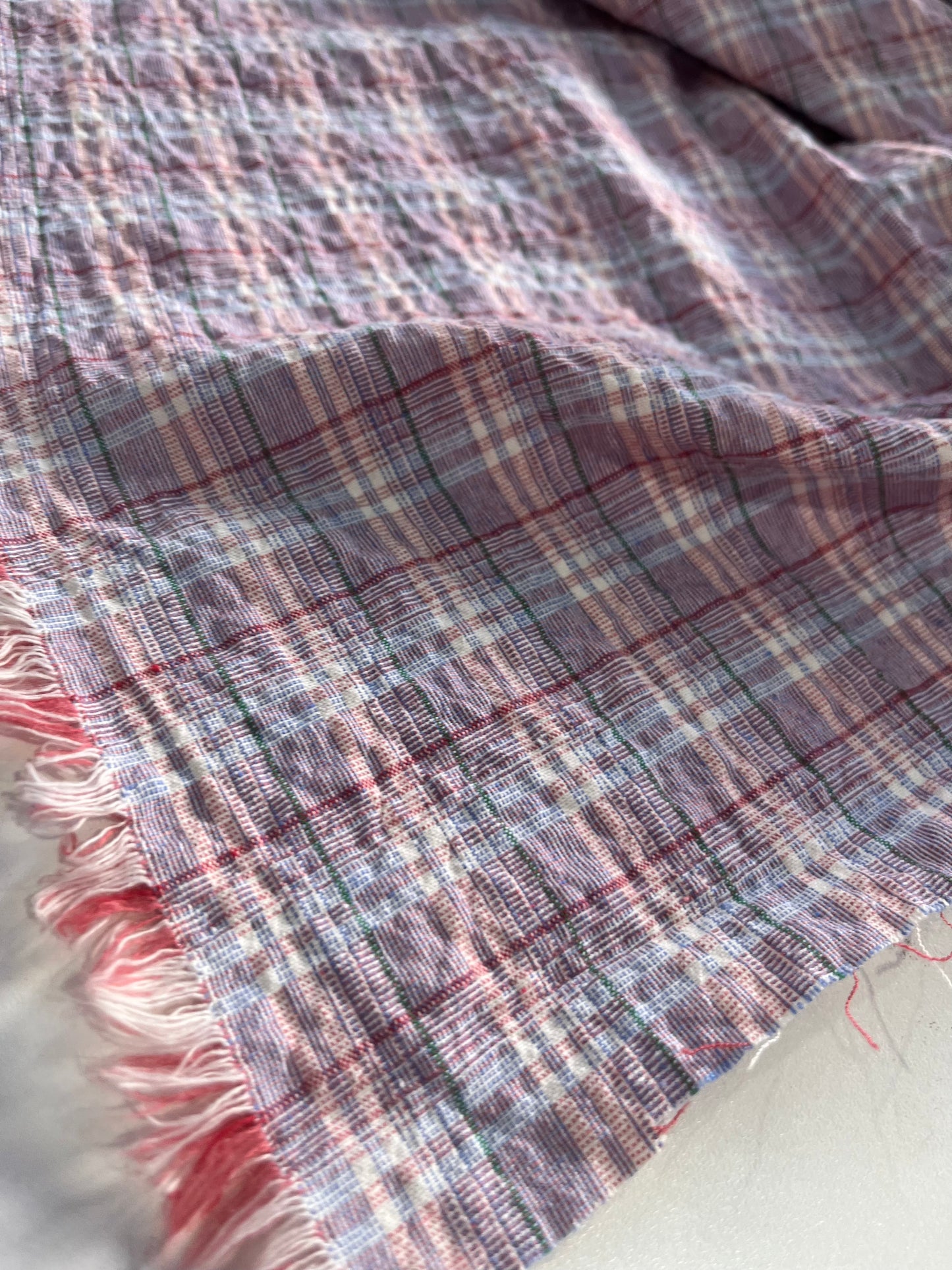 JULIA 019 washed colourwoven cotton check