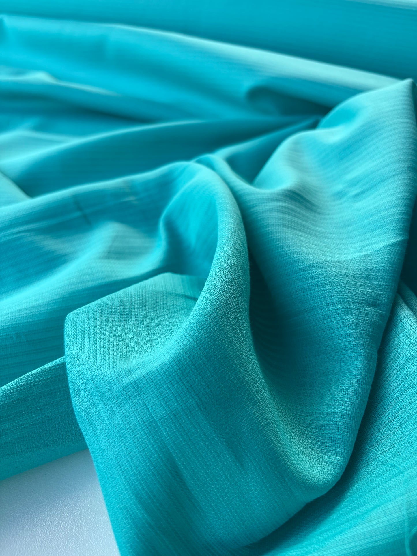 JEAN 026 viscose/silk stripes turquoise