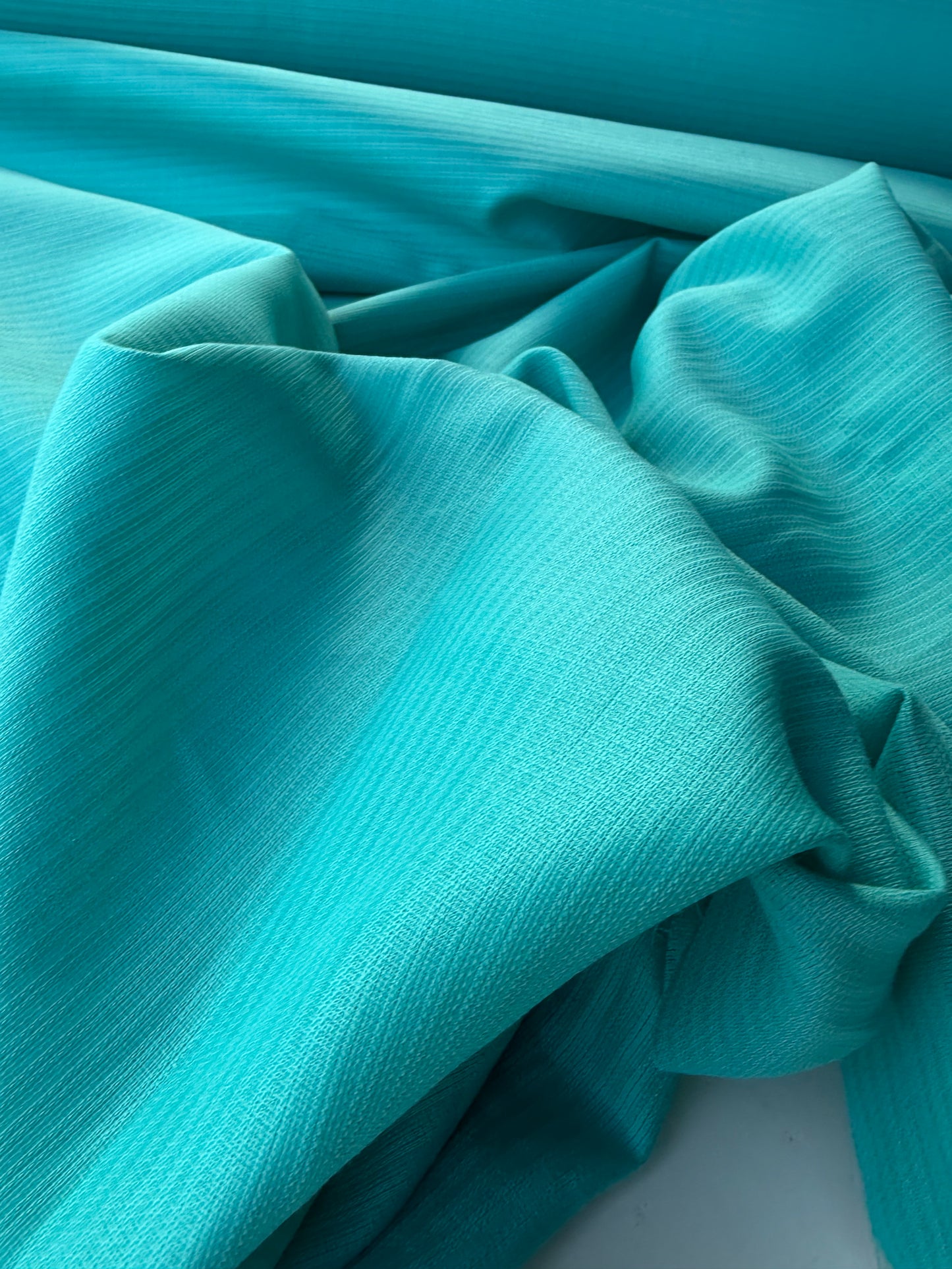 JEAN 026 viscose/silk stripes turquoise