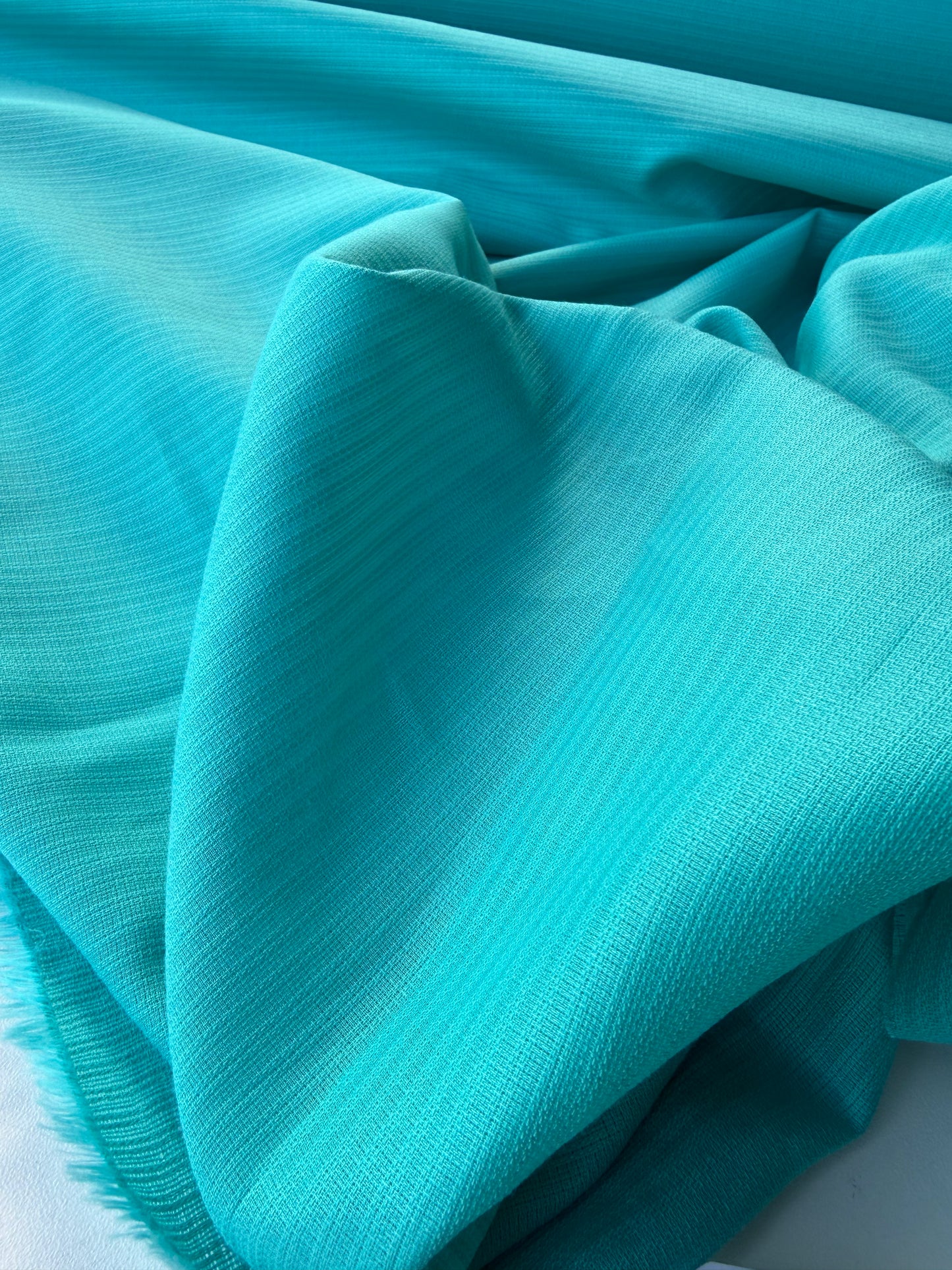 JEAN 026 viscose/silk stripes turquoise