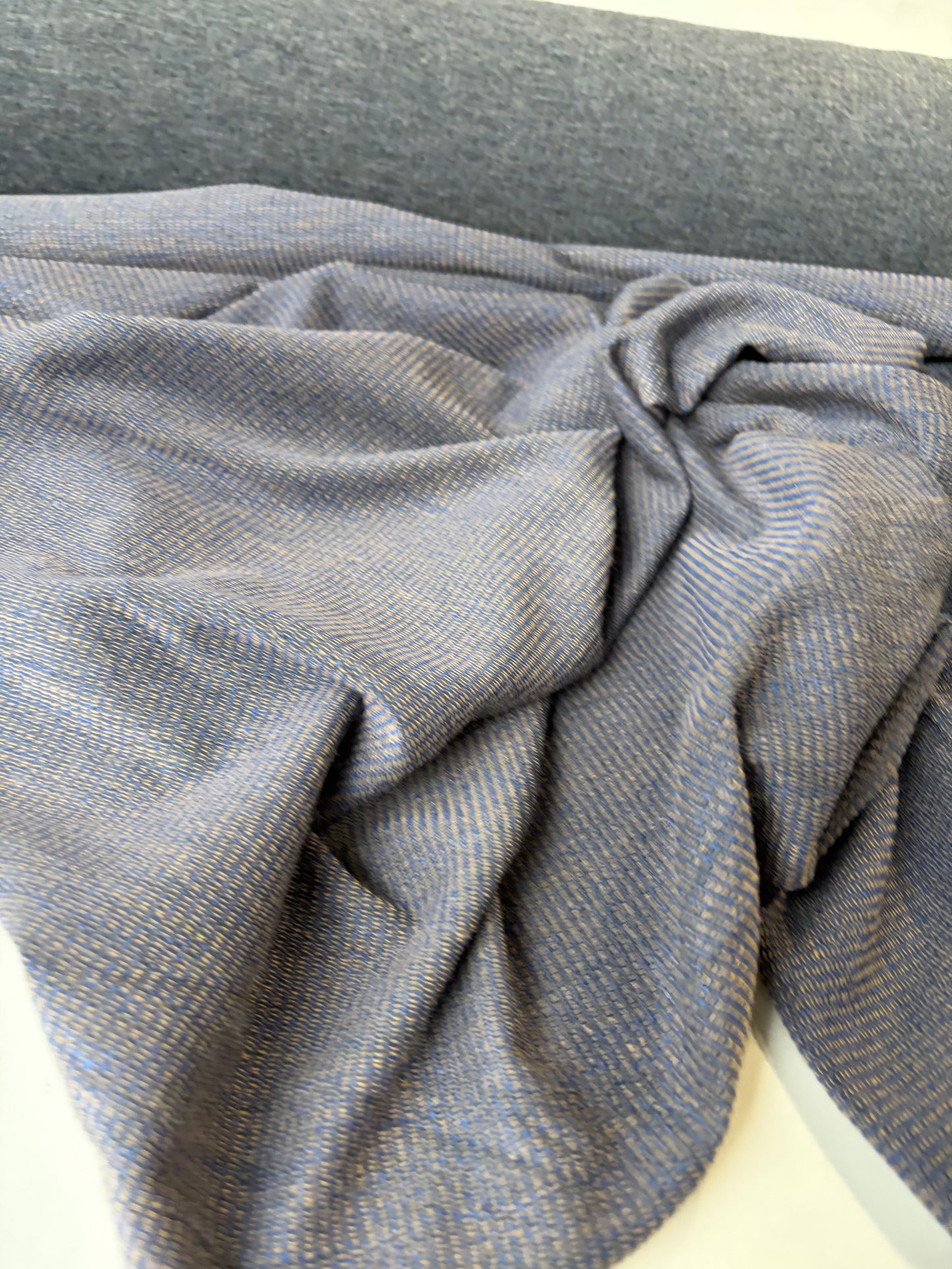 HOLLY 004 indigo jersey rib double face