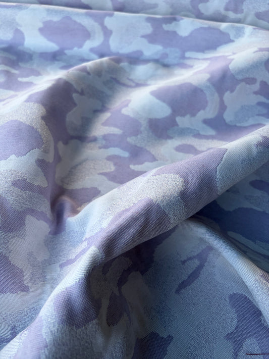 JEAN 030 cotton jacquard camouflage lilac