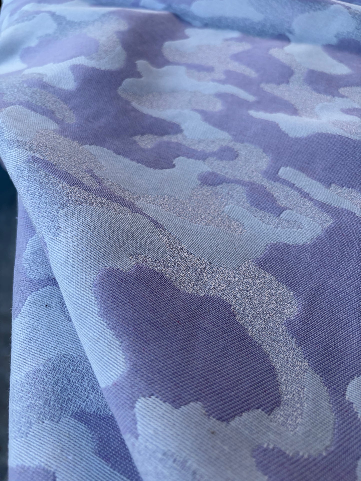 JEAN 030 cotton jacquard camouflage lilac