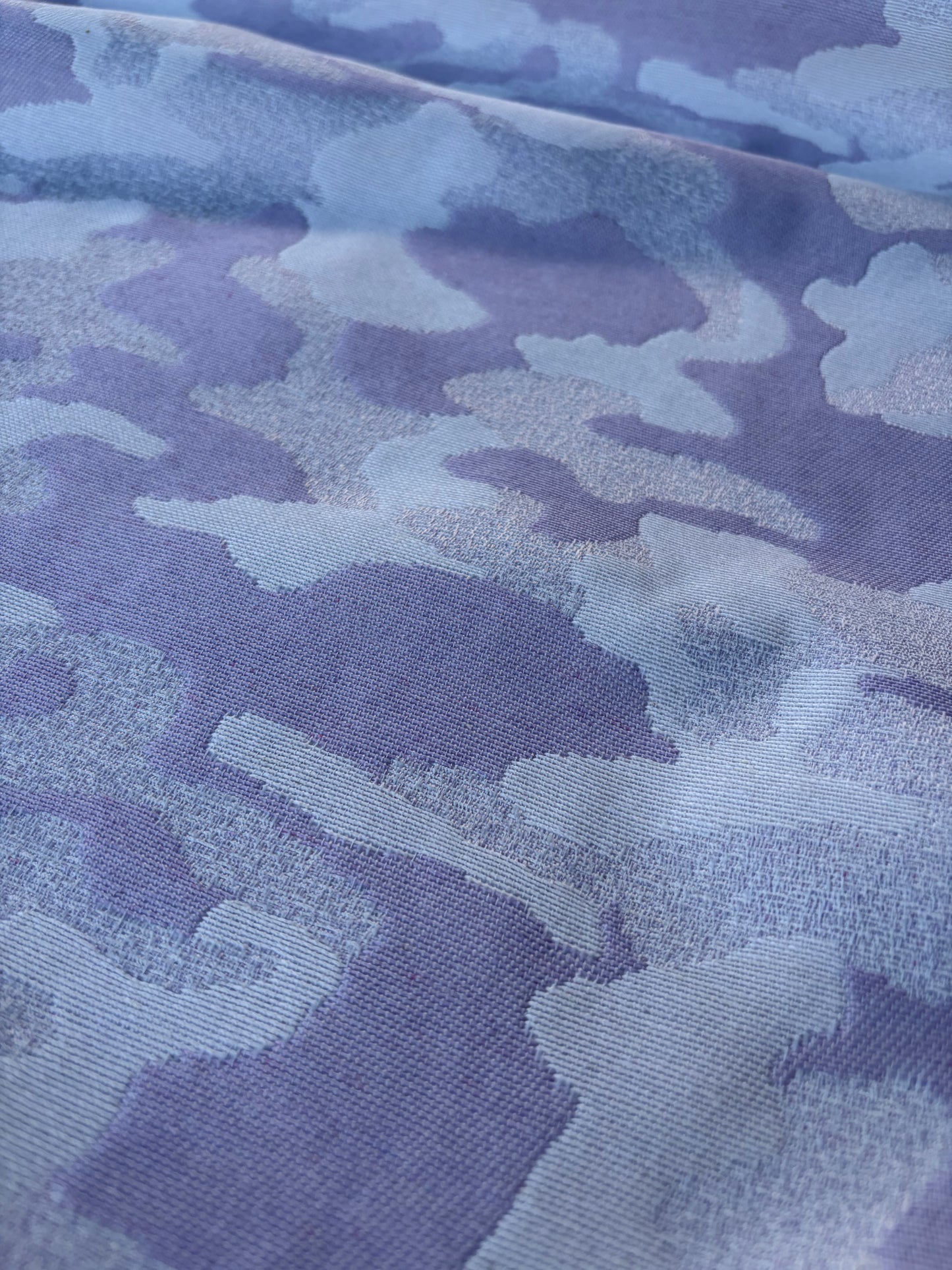 JEAN 030 cotton jacquard camouflage lilac