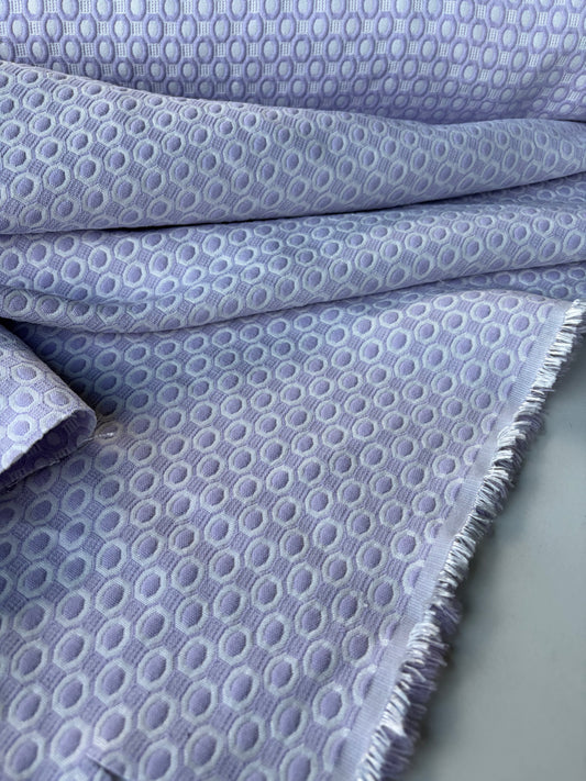 JEAN 031 cotton jacquard stretch lilac