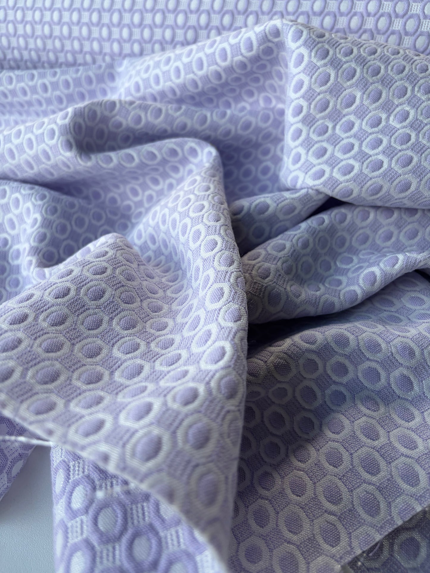 JEAN 031 cotton jacquard stretch lilac