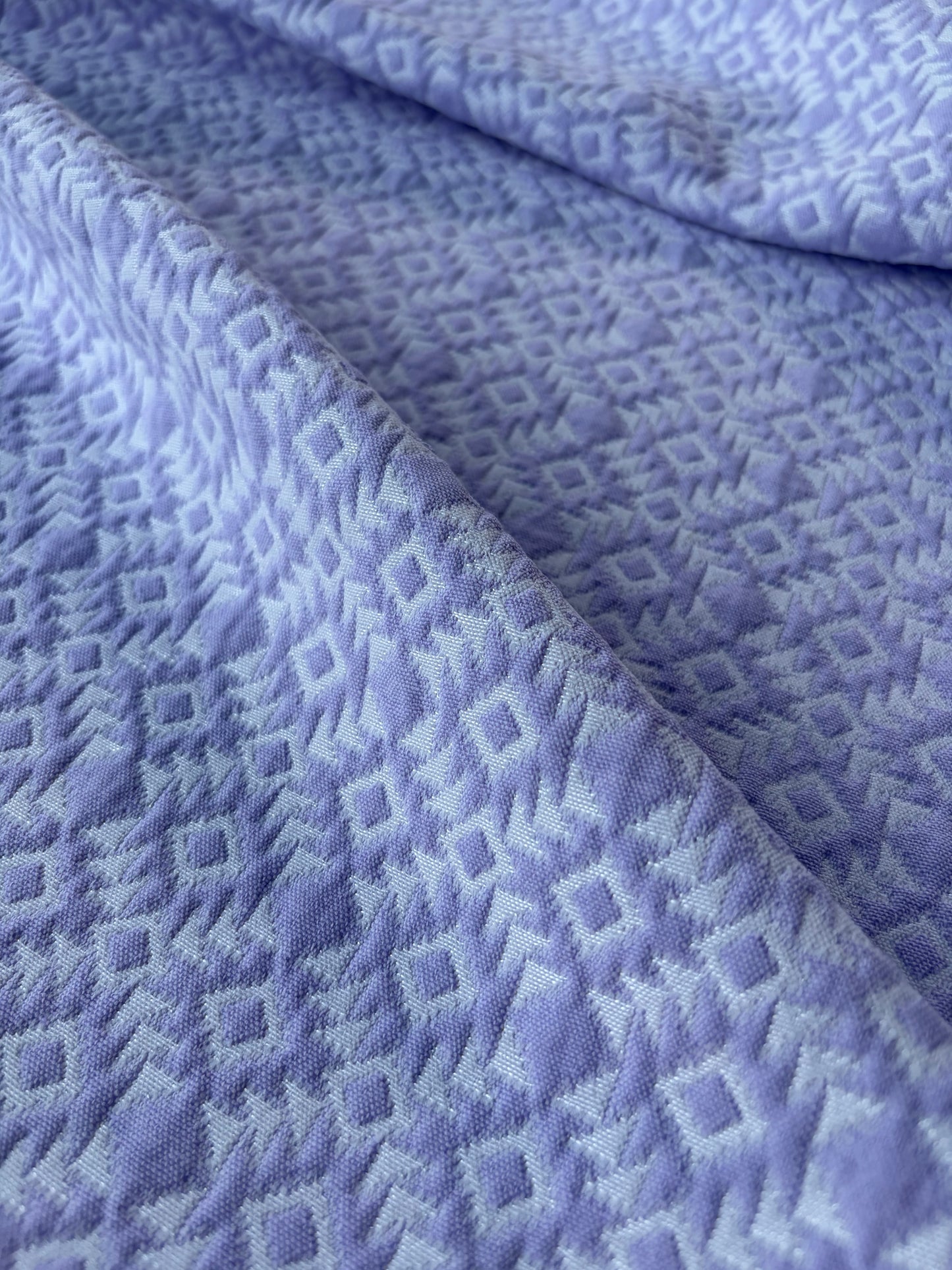 JEAN 032 cotton jacquard stretch lilac