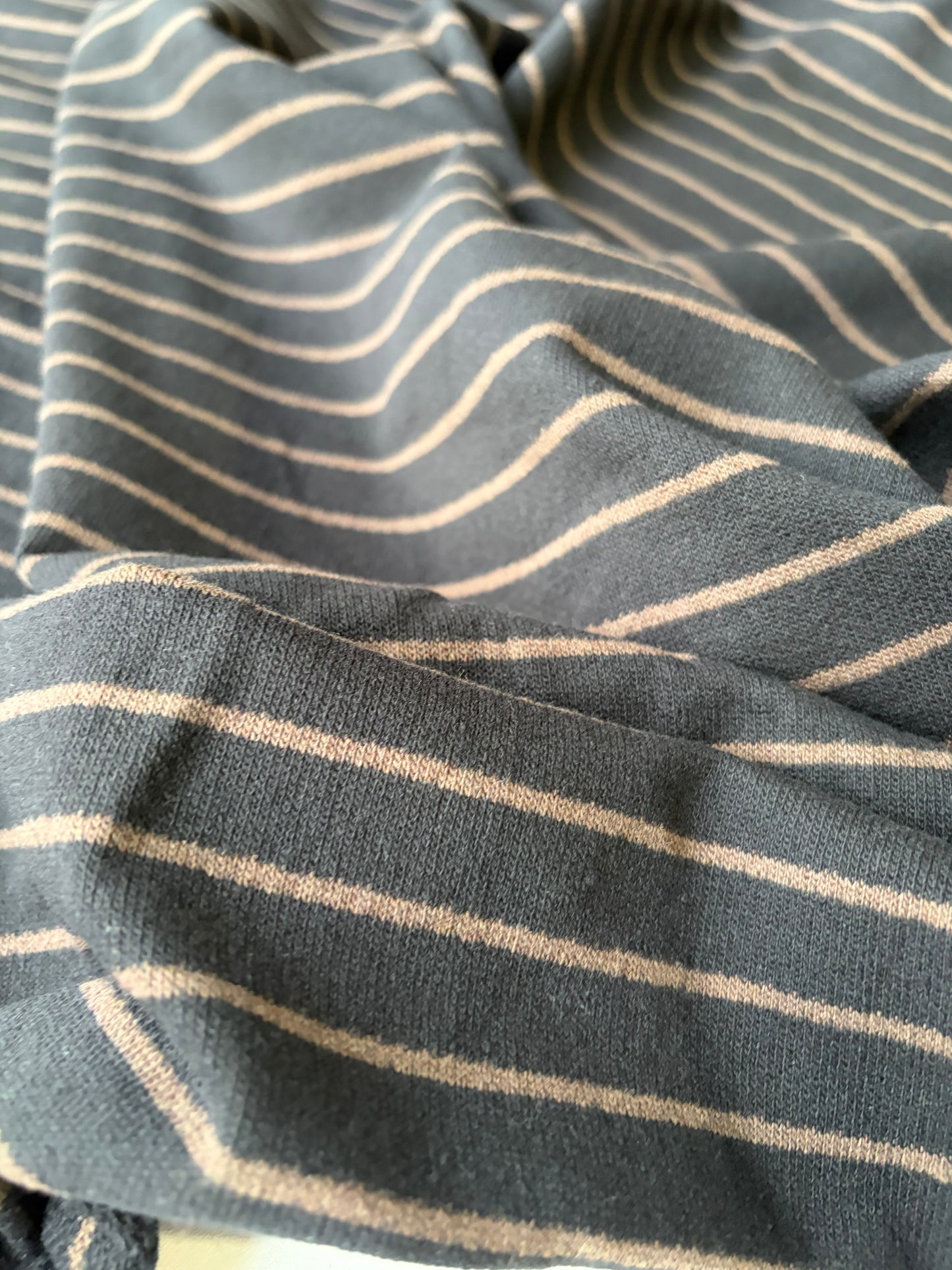 HOLLY 009 striped french terry