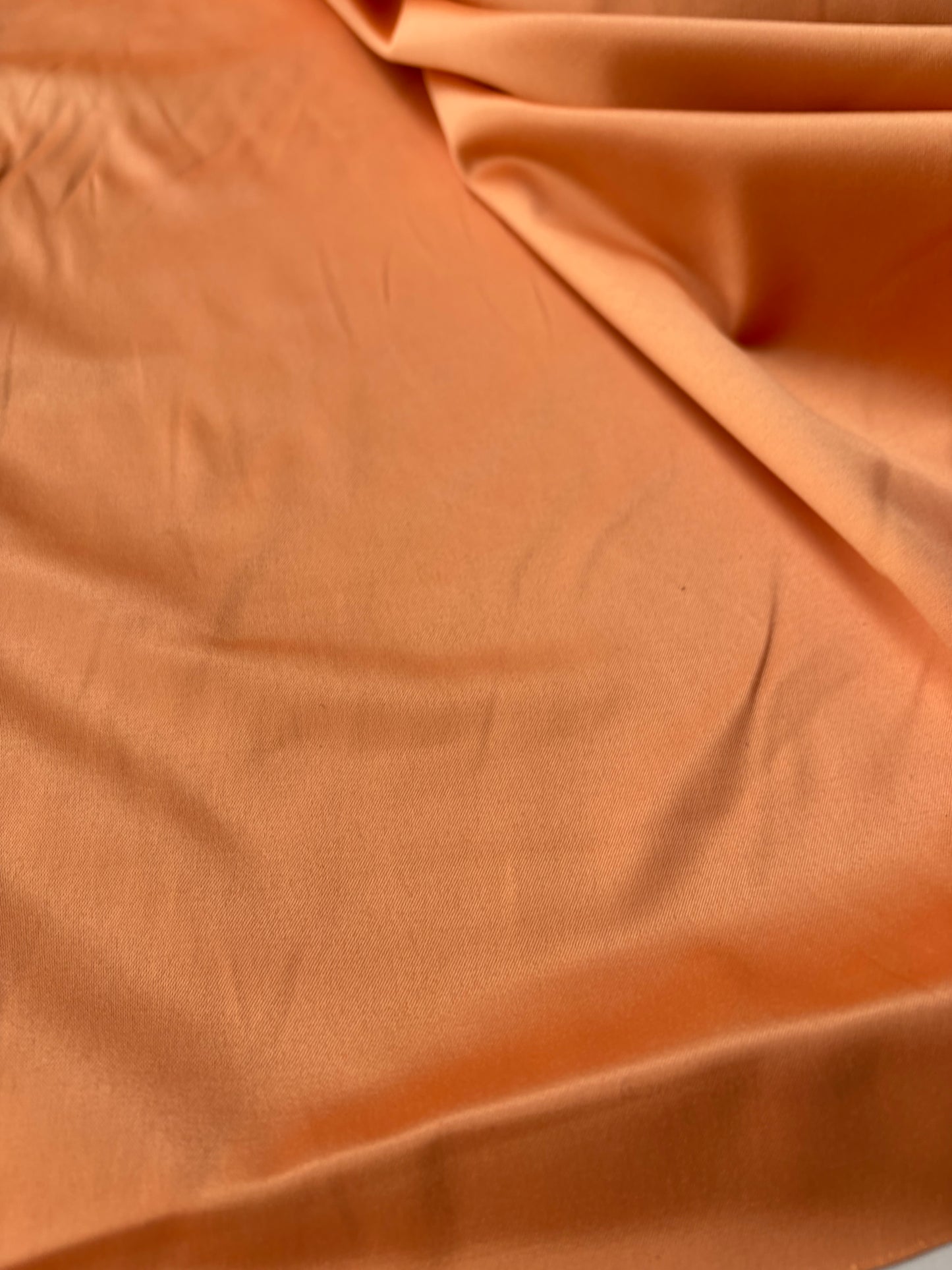 HOLLY 010 melon colour stretch satin with cotton