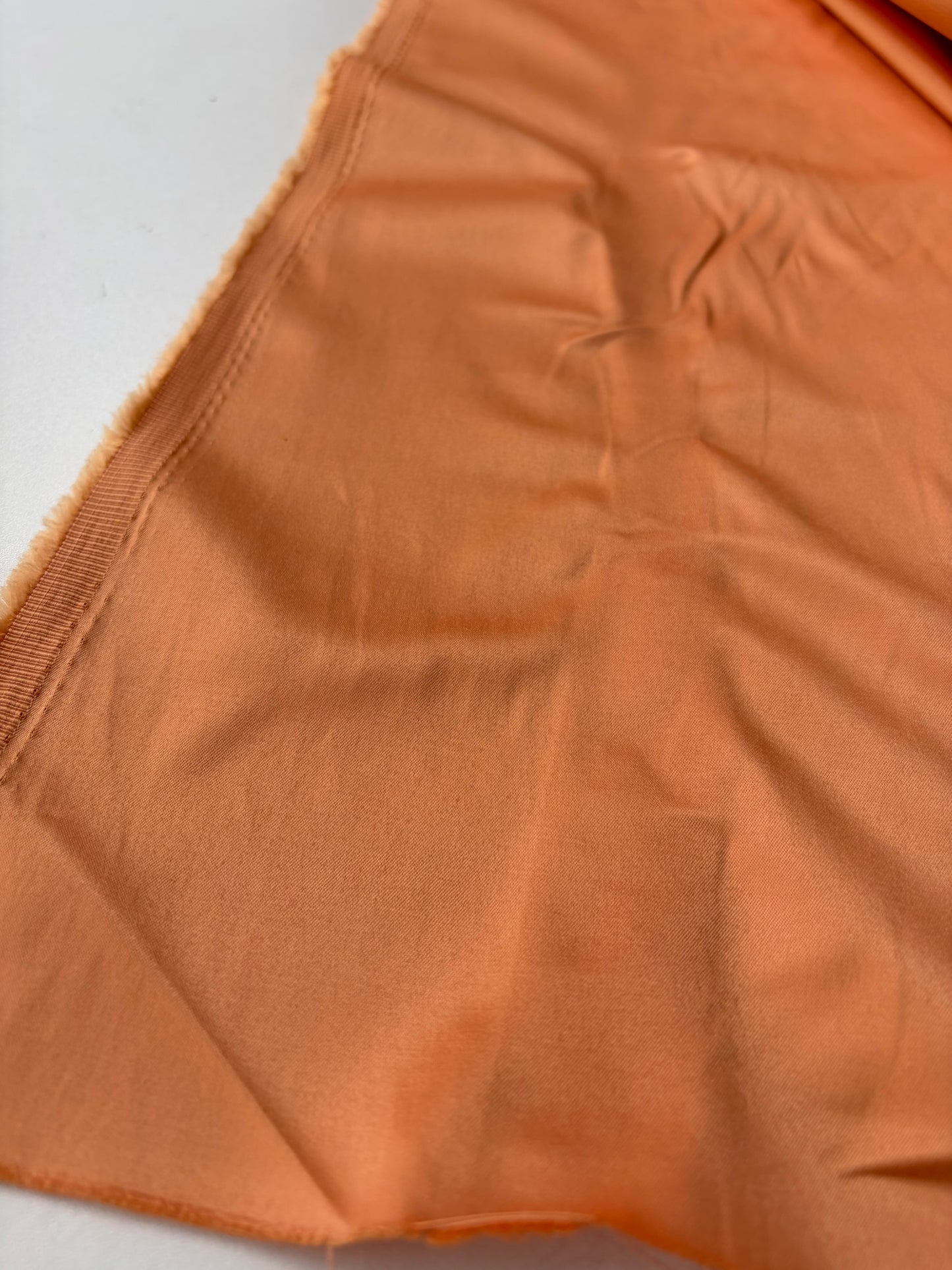 HOLLY 010 melon colour stretch satin with cotton