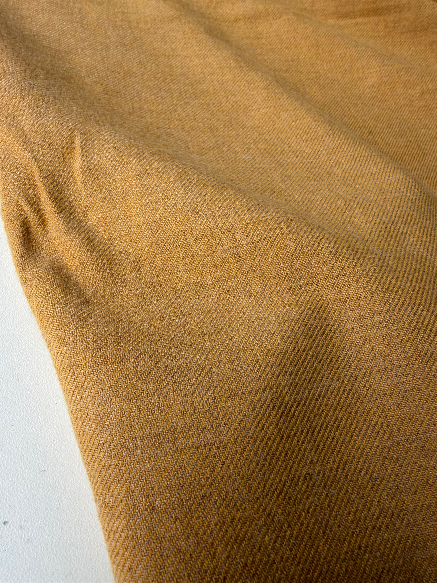 HOLLY 011 corn coloured wool twill