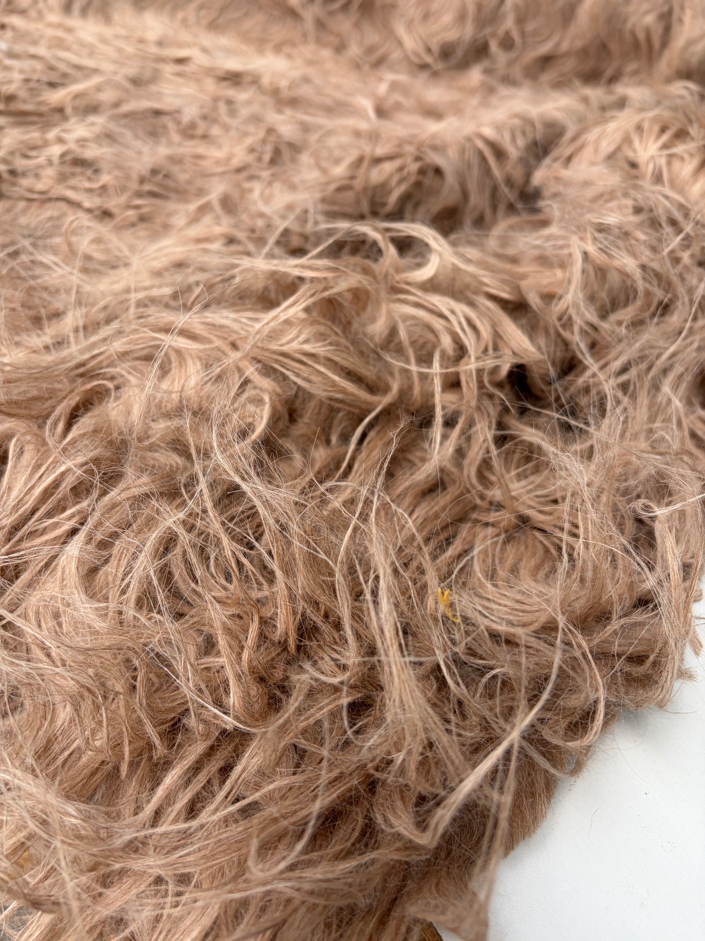HOLLY 012 fake fur hairy woolen coat fabric
