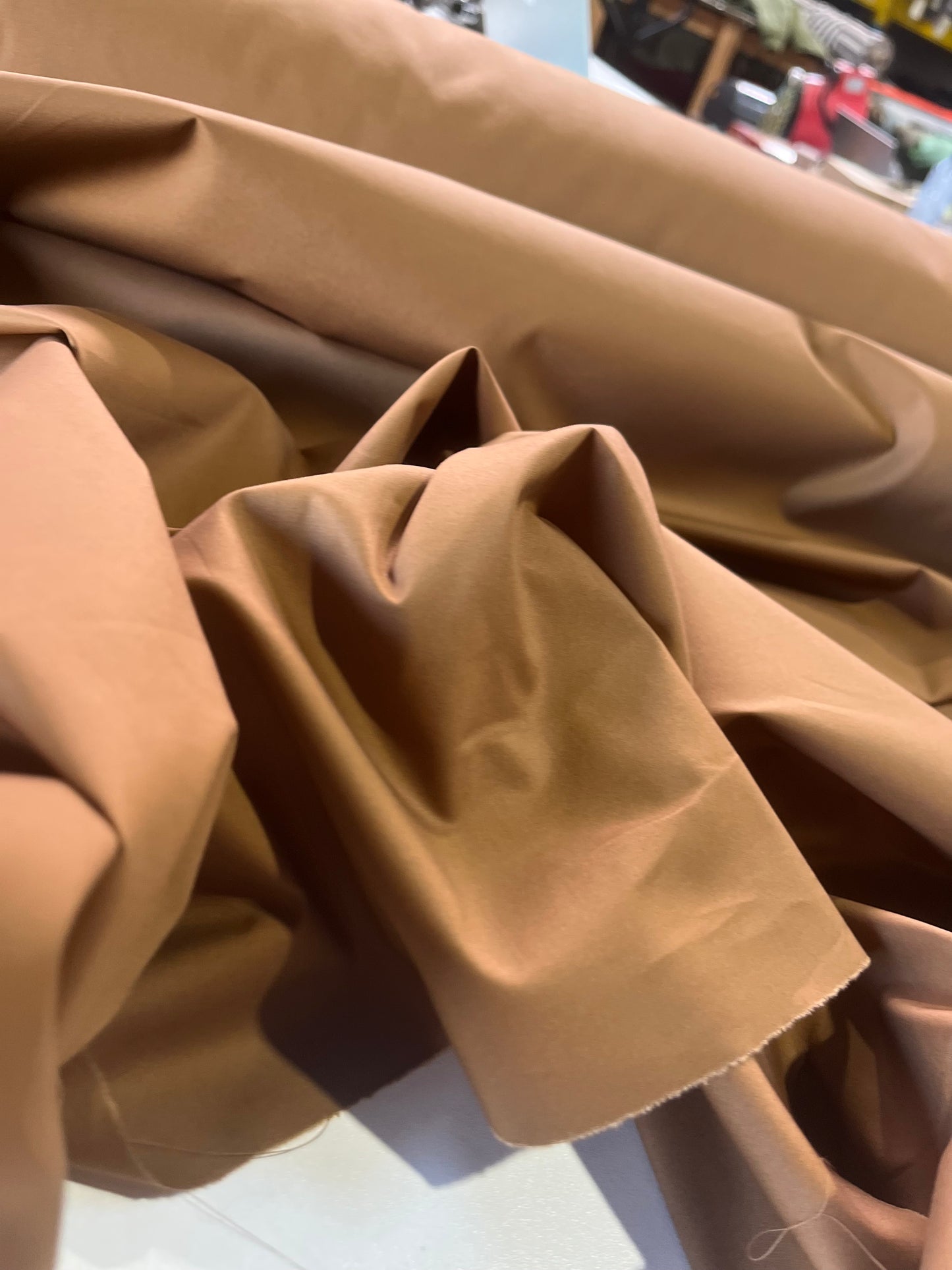 JULIA 031 poplin stretch cognac