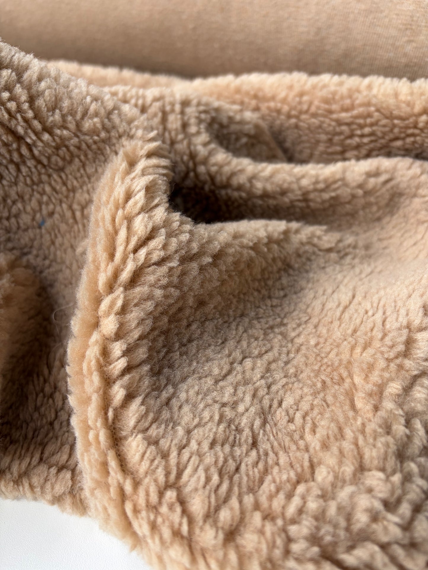 HOLLY 013 camel coloured wool bouclette