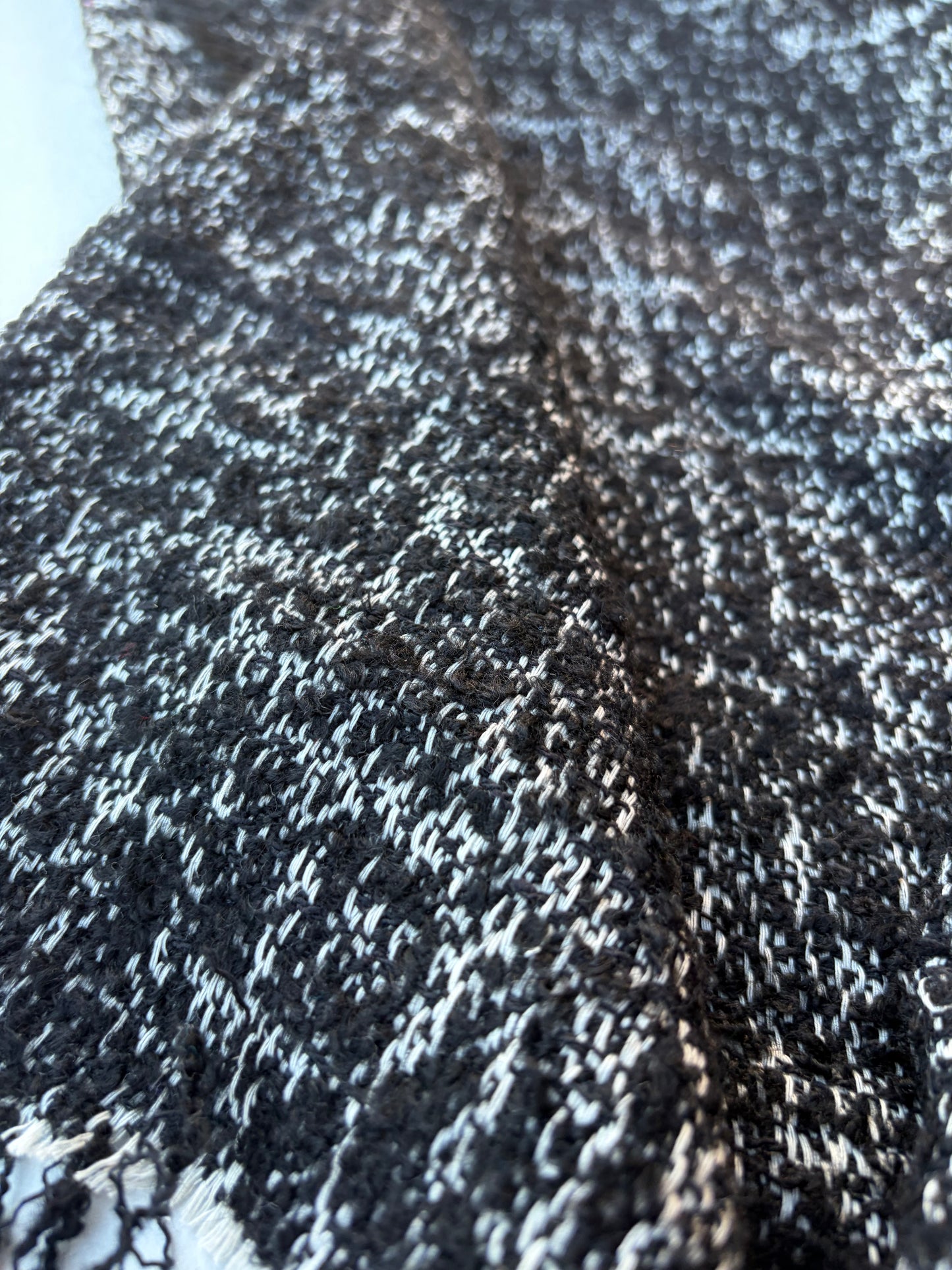 NOA 007 wool tweed black