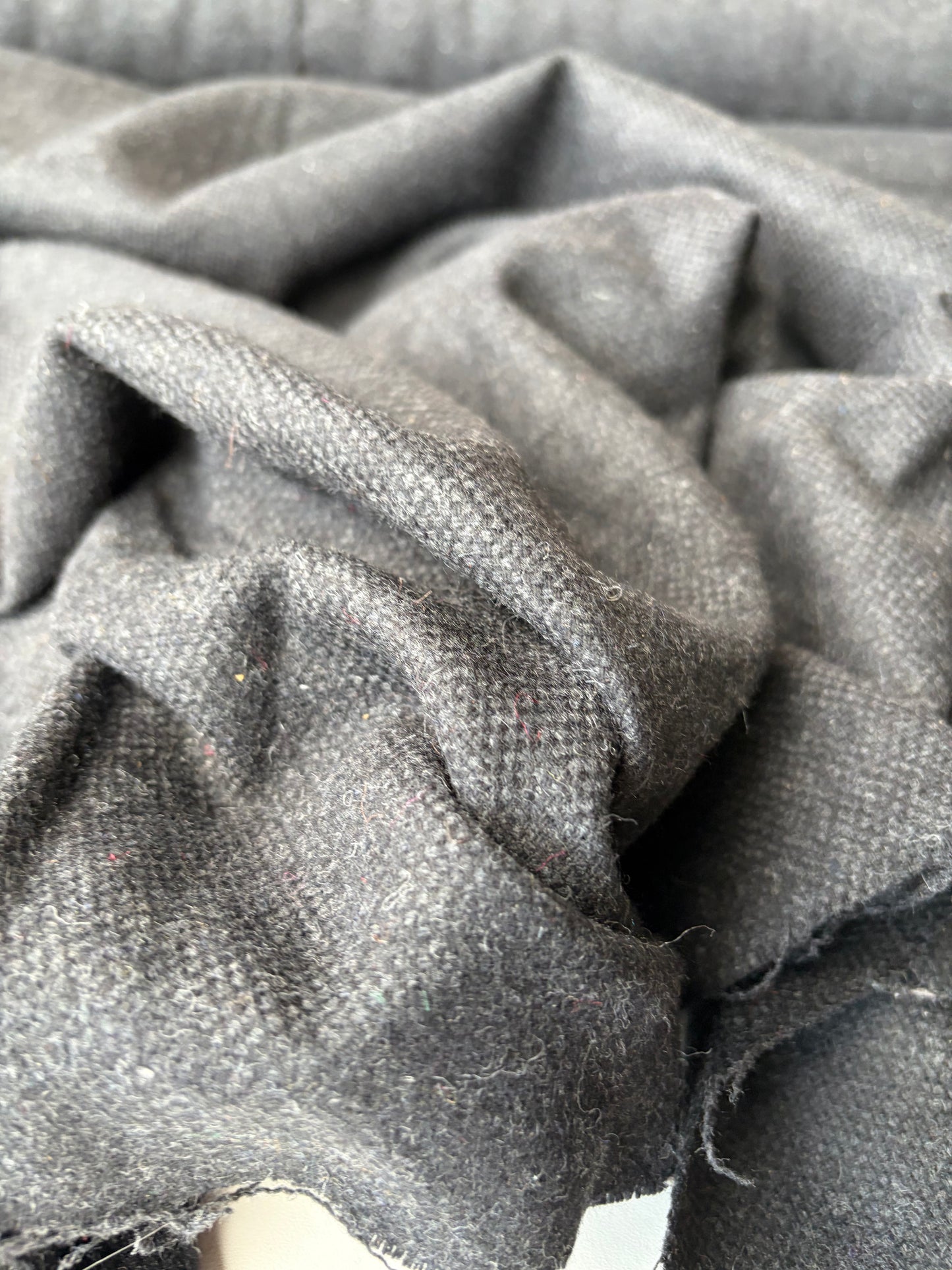 HOLLY 017 grey shetland wool tweed