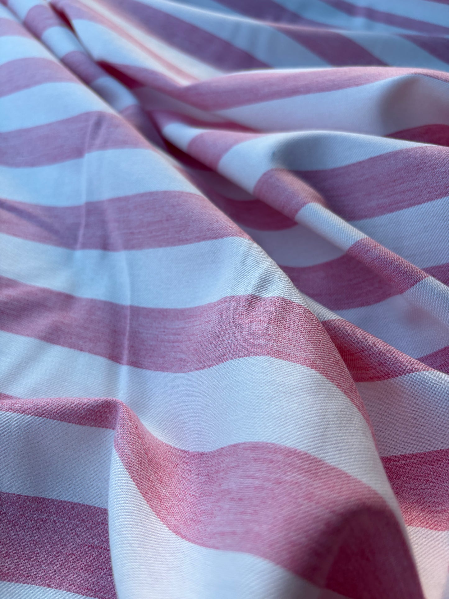 NOA 011 colourwoven cotton stripes pink