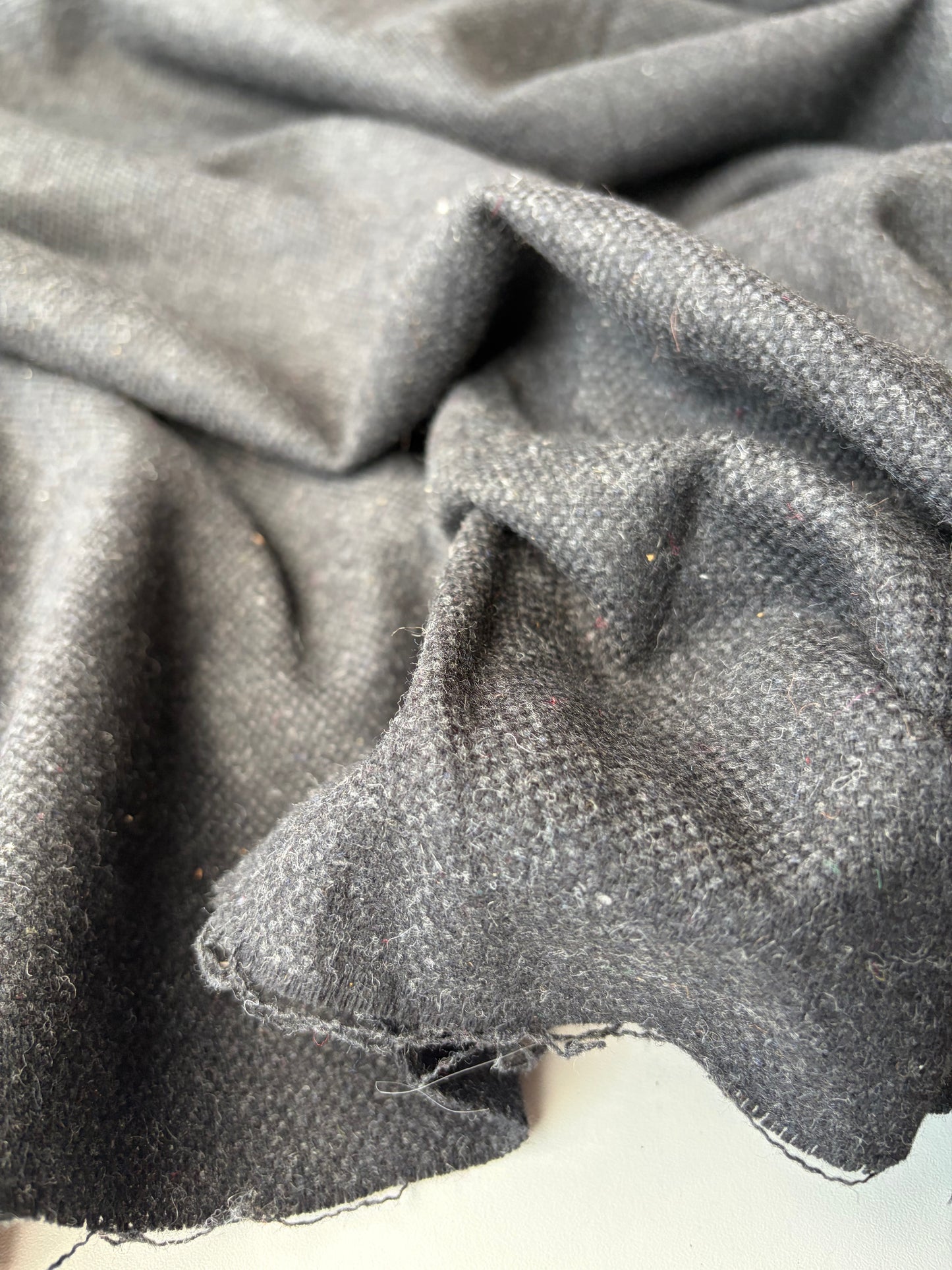HOLLY 017 grey shetland wool tweed