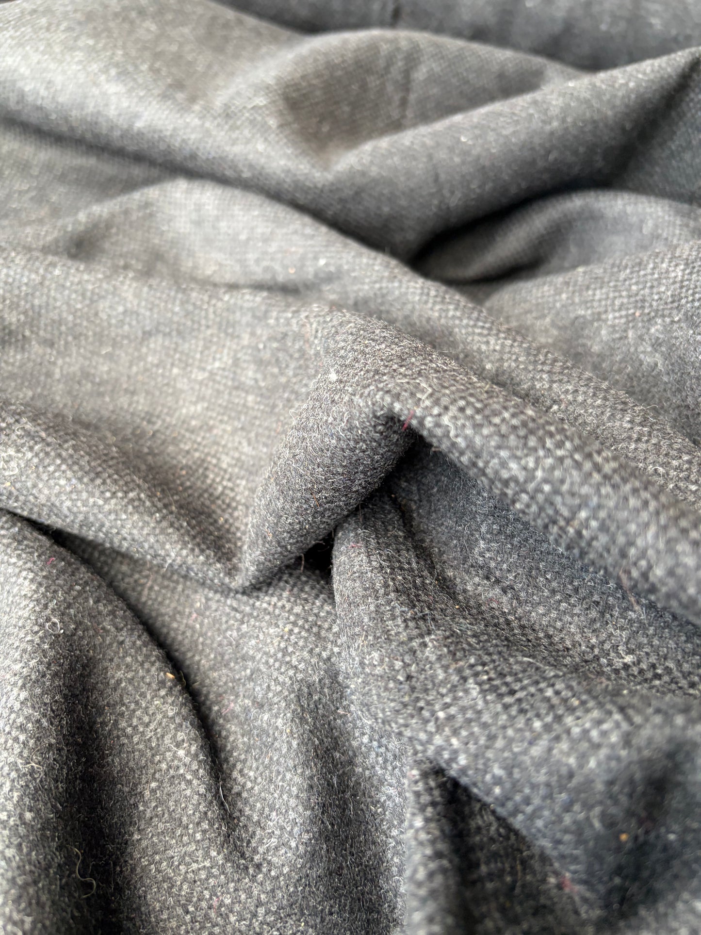 HOLLY 017 grey shetland wool tweed