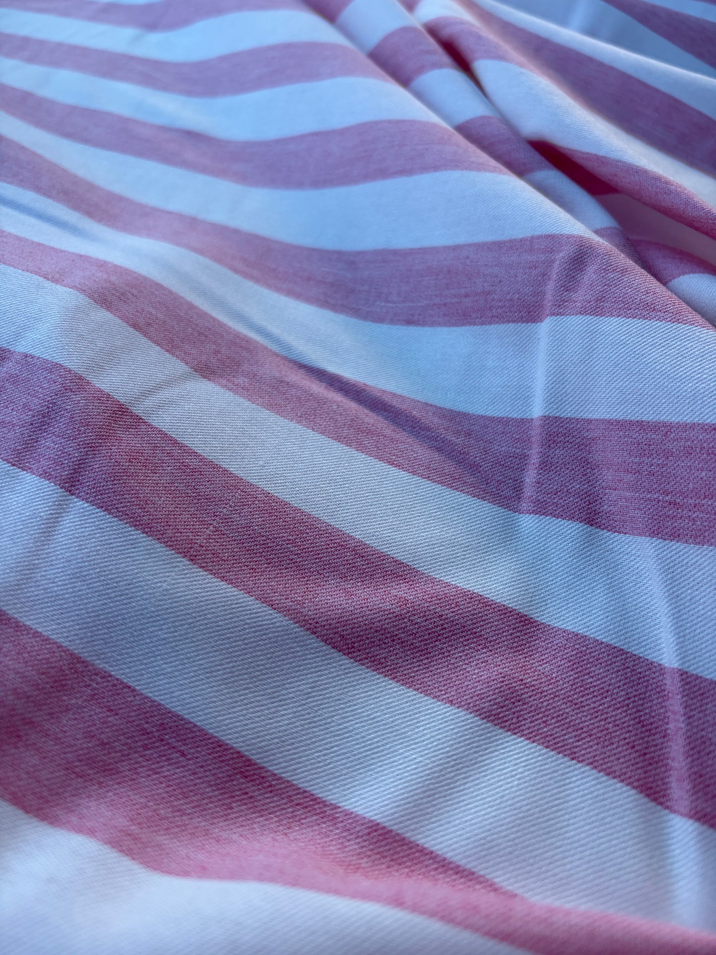 NOA 011 colourwoven cotton stripes pink