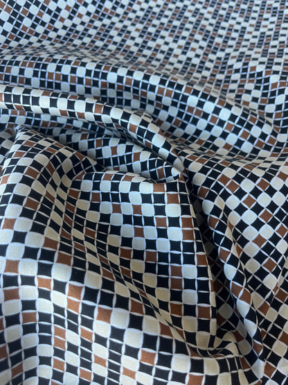 MARTY 002 cotton satin stretch squares and rounds