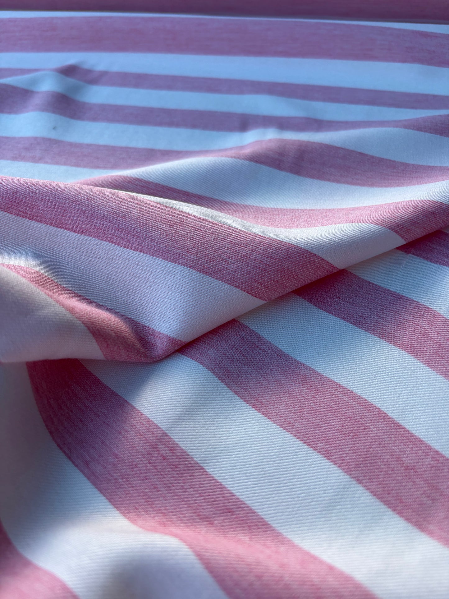 NOA 011 colourwoven cotton stripes pink