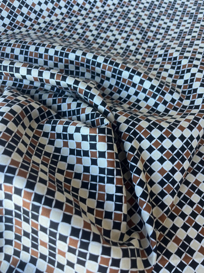 MARTY 002 cotton satin stretch squares and rounds