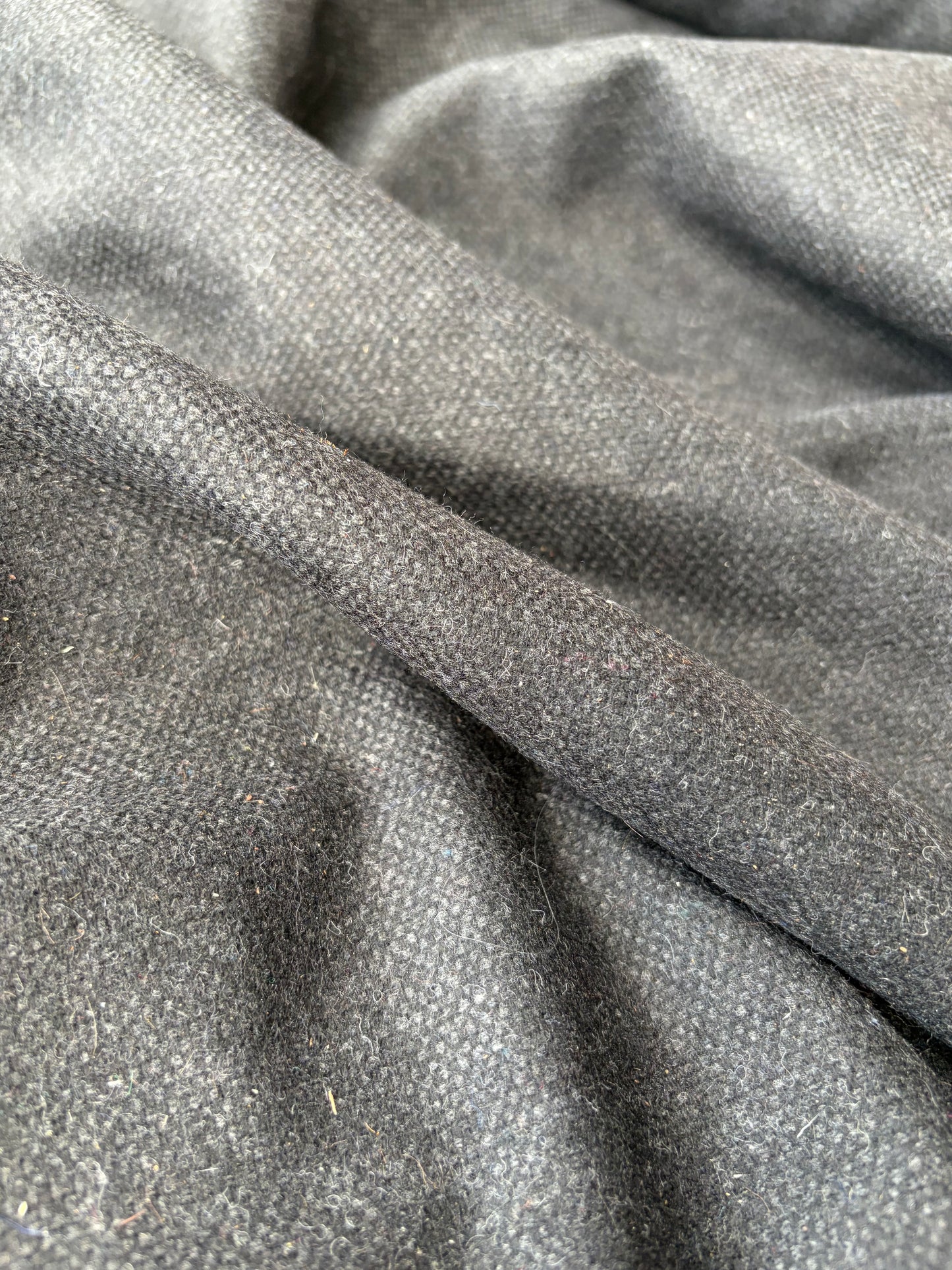 HOLLY 017 grey shetland wool tweed