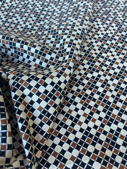 MARTY 002 cotton satin stretch squares and rounds