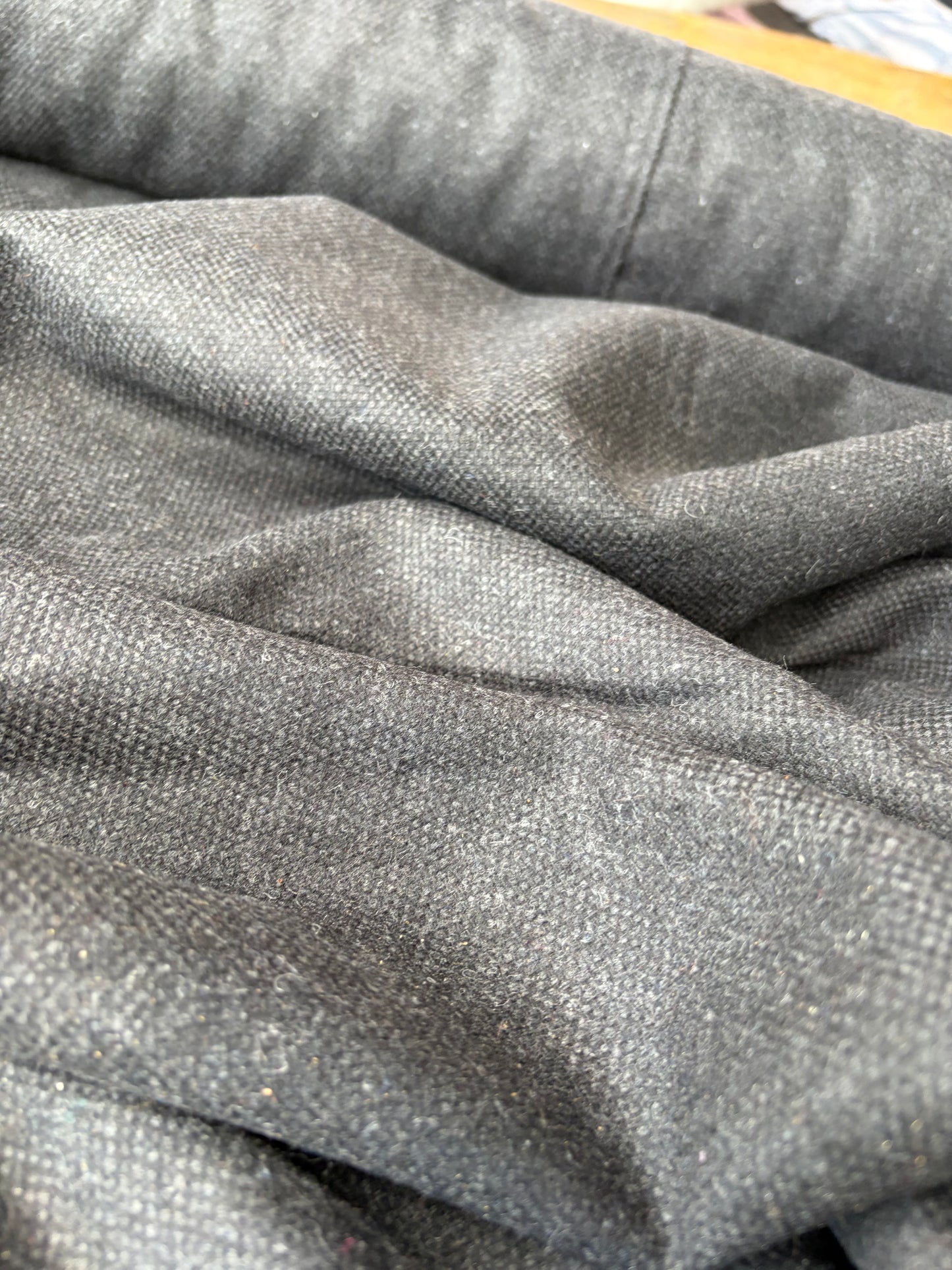 HOLLY 017 grey shetland wool tweed