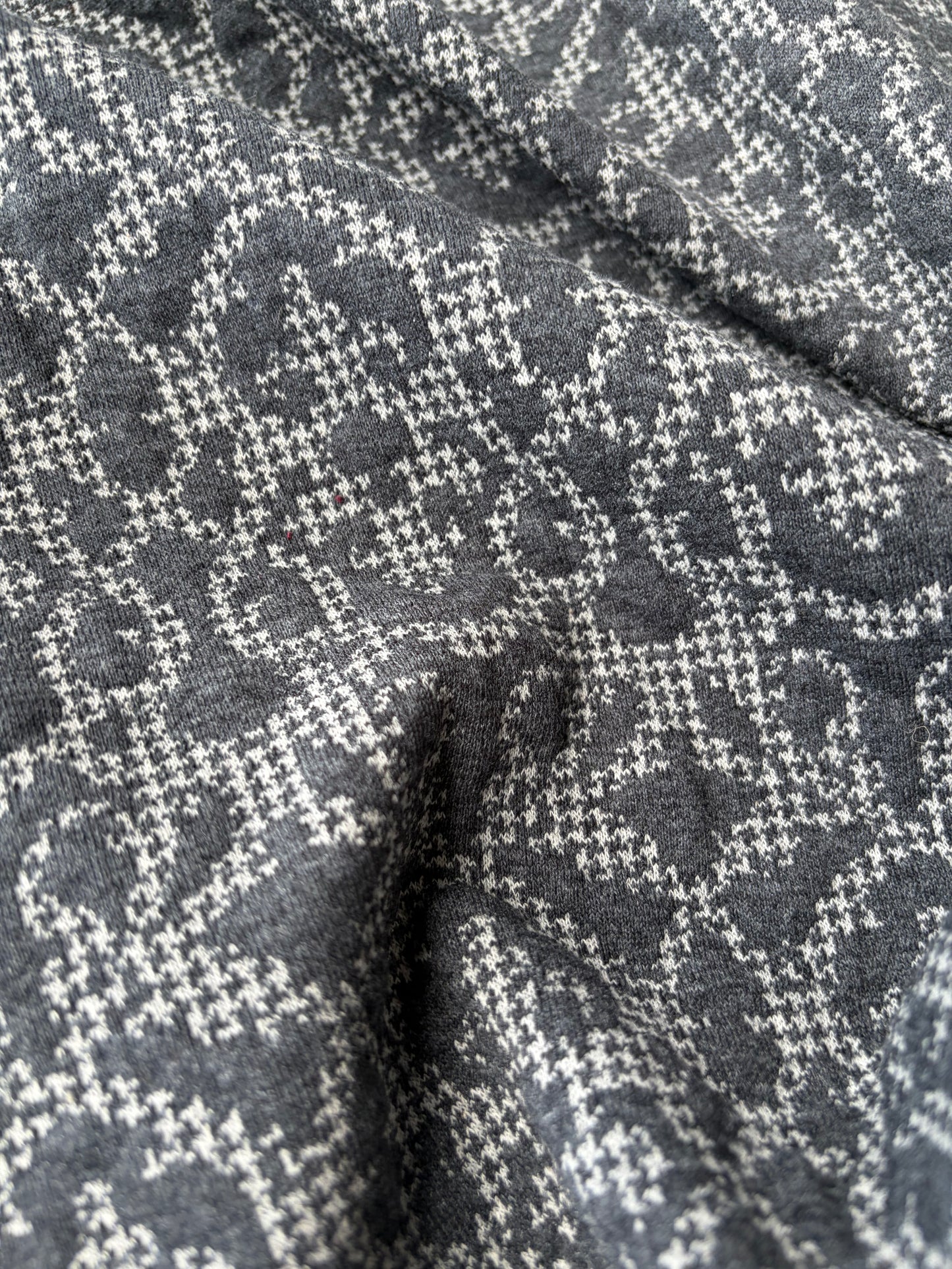 HOLLY 018 grey jersey jacquard