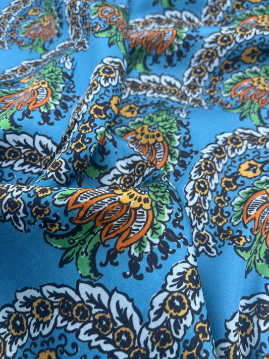 LANDRY 016 satin viscose print