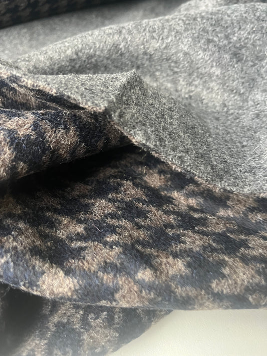 POLO 026 double face wool patchwork