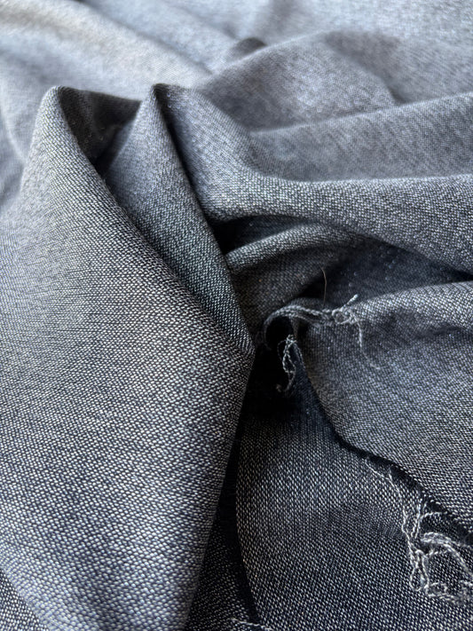 HOLLY 024 dark grey wool blanket with sparkling lurex
