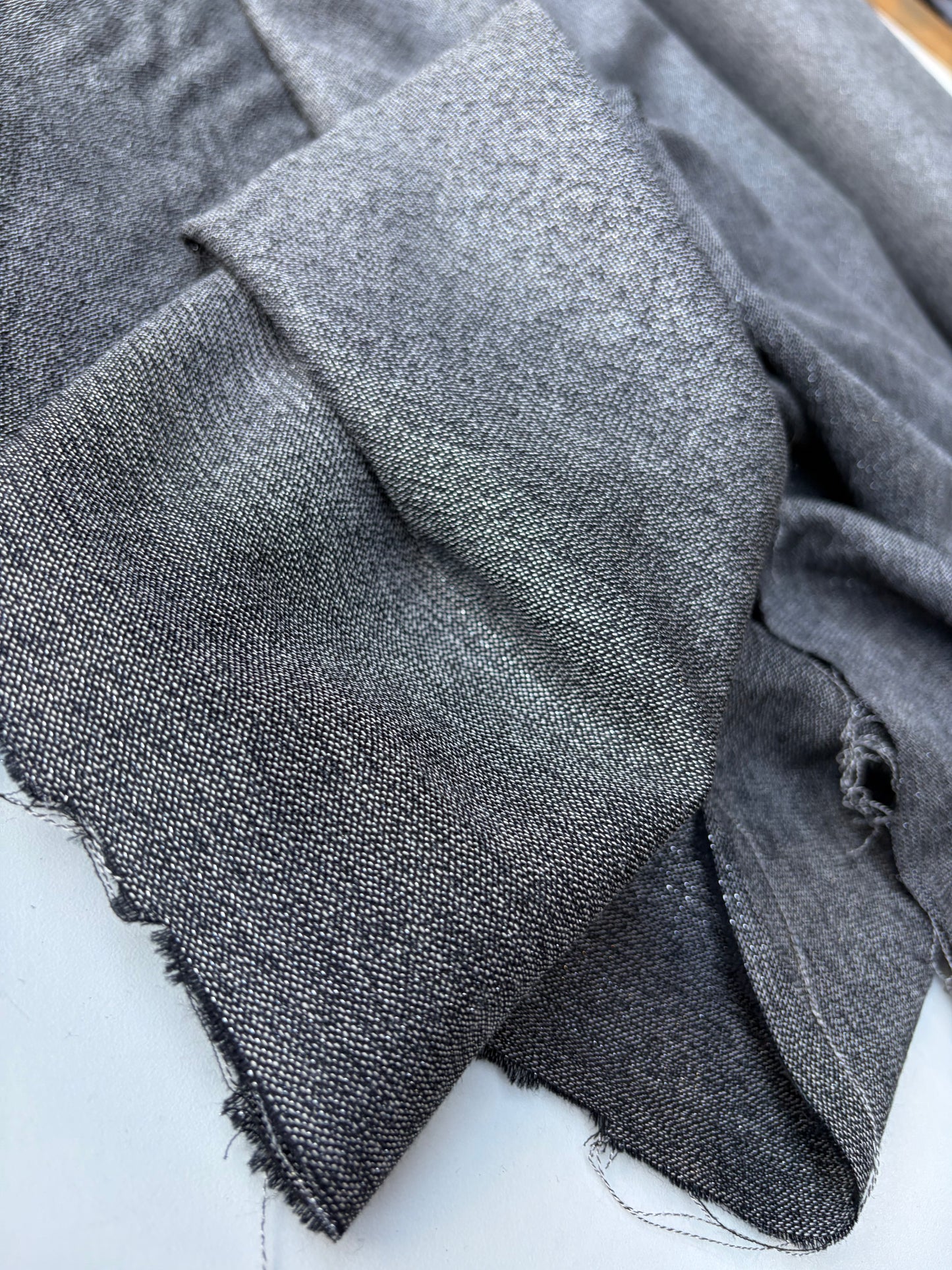 HOLLY 024 dark grey wool blanket with sparkling lurex