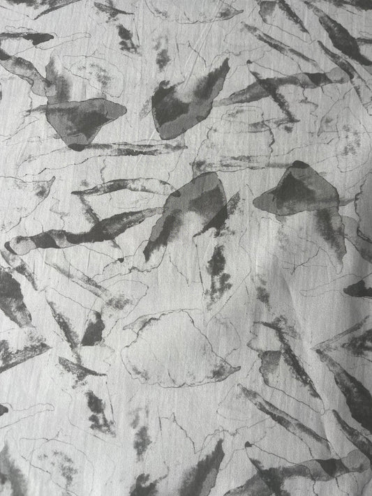 POLO 033 silky poplin abstract water colours