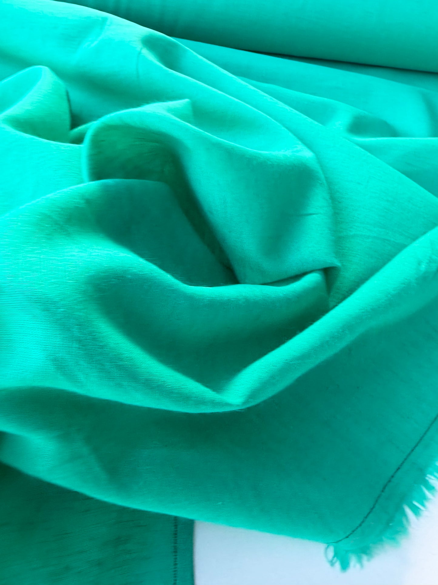 NOA 022 voile cotton/linen grass green