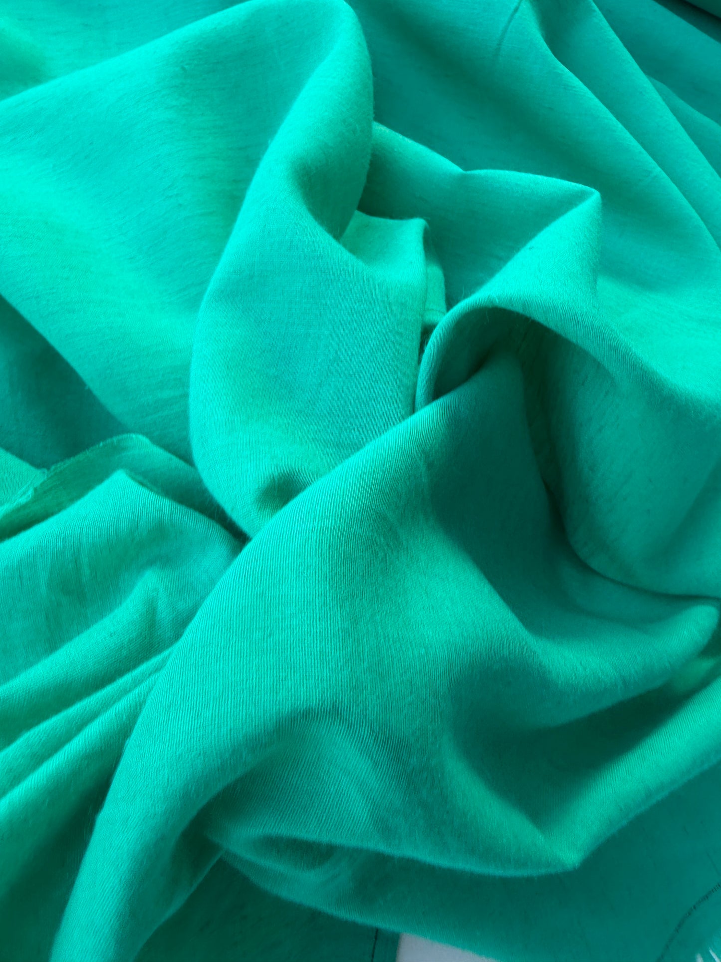 NOA 022 voile cotton/linen grass green