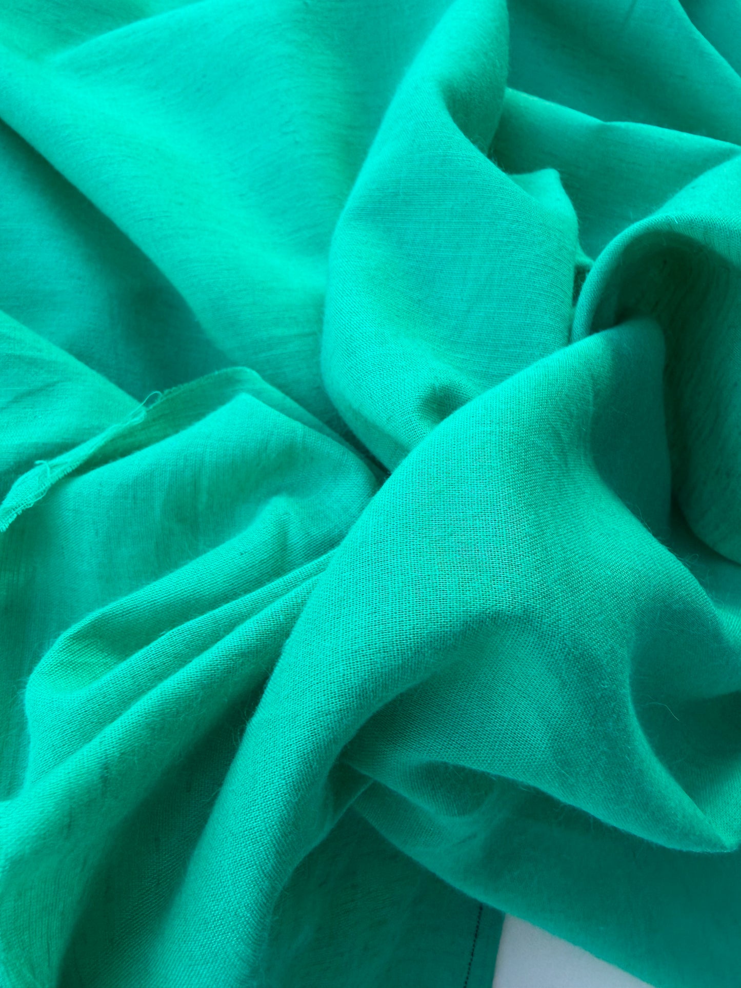 NOA 022 voile cotton/linen grass green