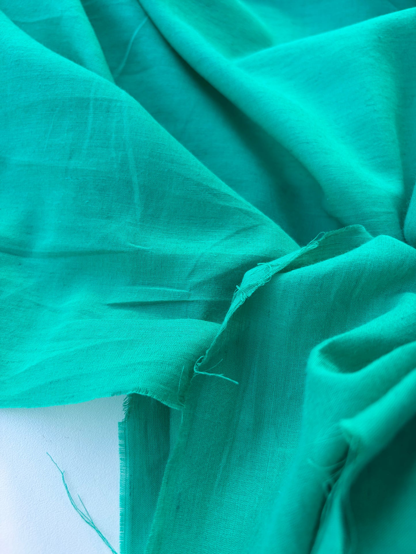 NOA 022 voile cotton/linen grass green