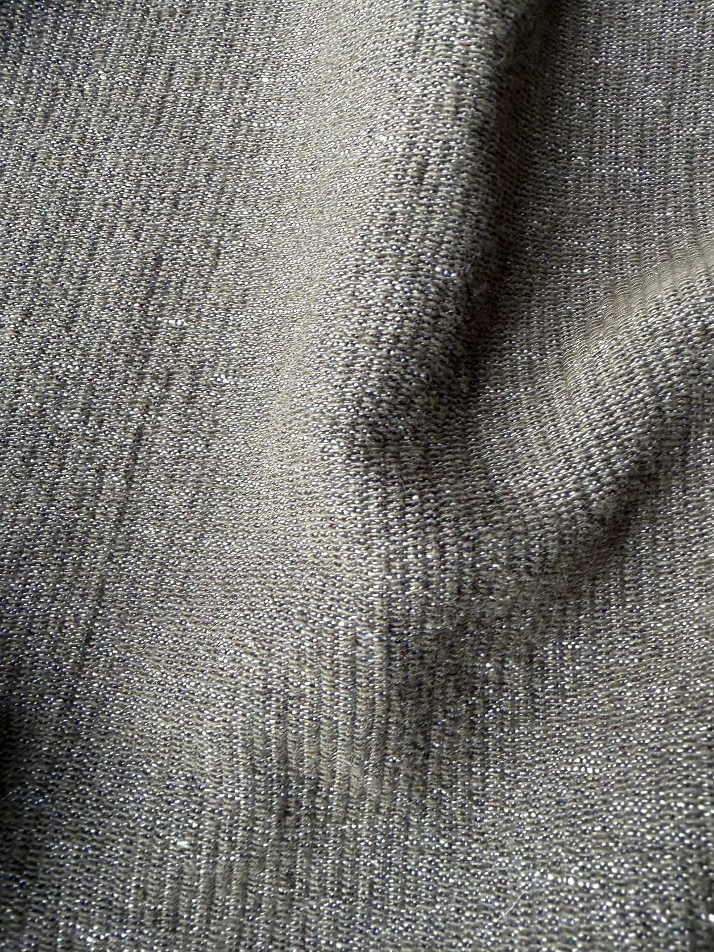 ISE 002 heavy cotton structured stripes dark green