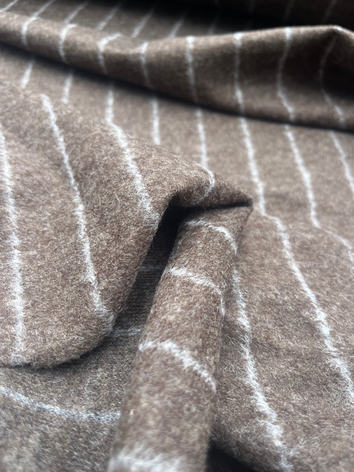 LANDRY 028 heavy wool stripes tabac