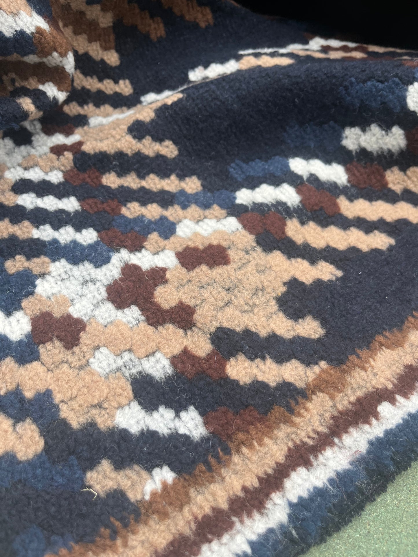LANDRY 029 very heavy wool fantasy double face