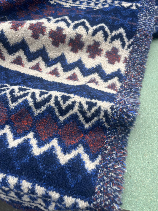 LANDRY 032 very heavy wool fantasy blanket