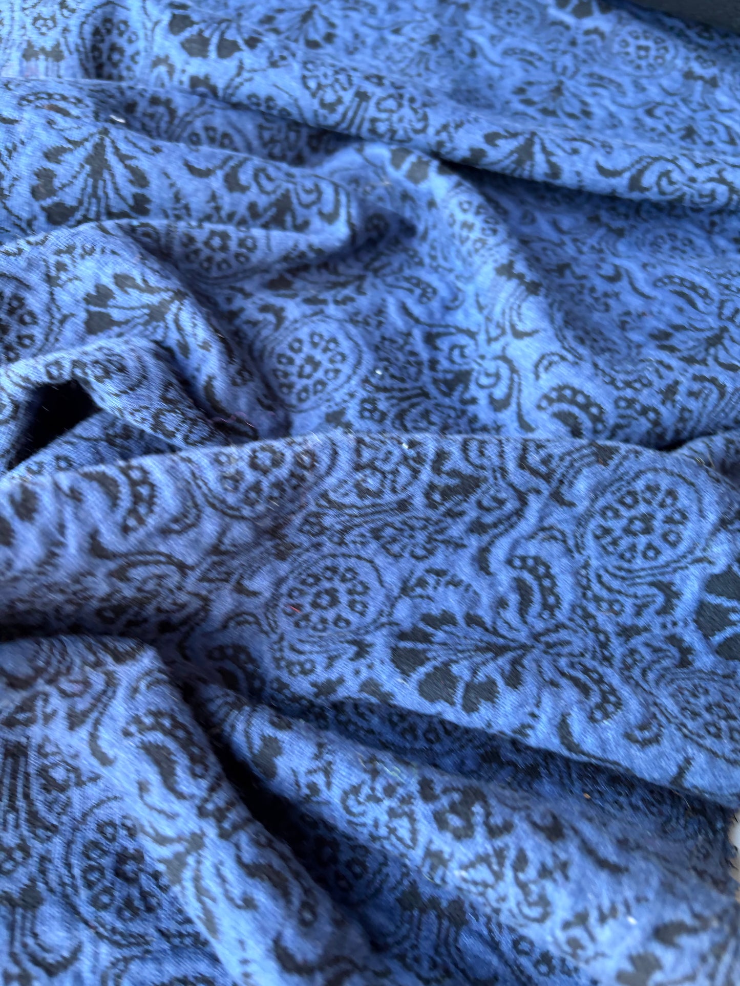 ISE 008 indigo/black jersey jacquard