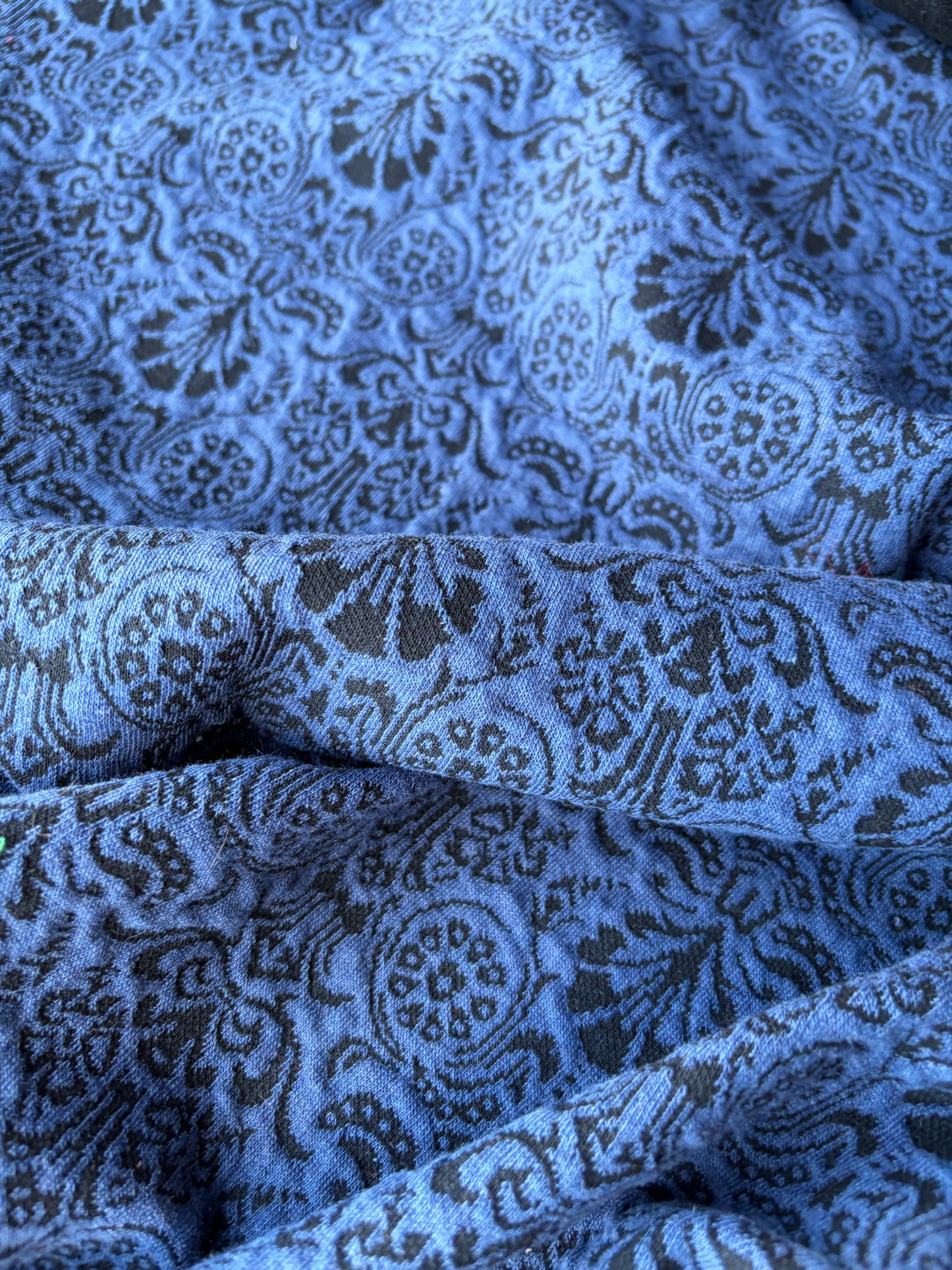 ISE 008 indigo/black jersey jacquard