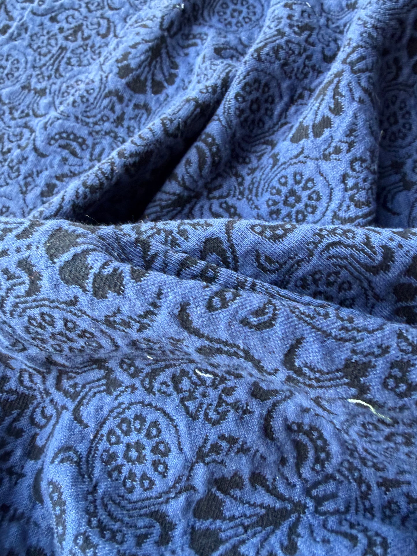 ISE 008 indigo/black jersey jacquard