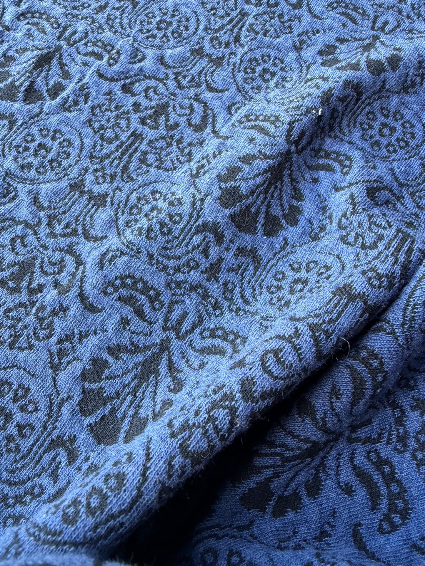 ISE 008 indigo/black jersey jacquard